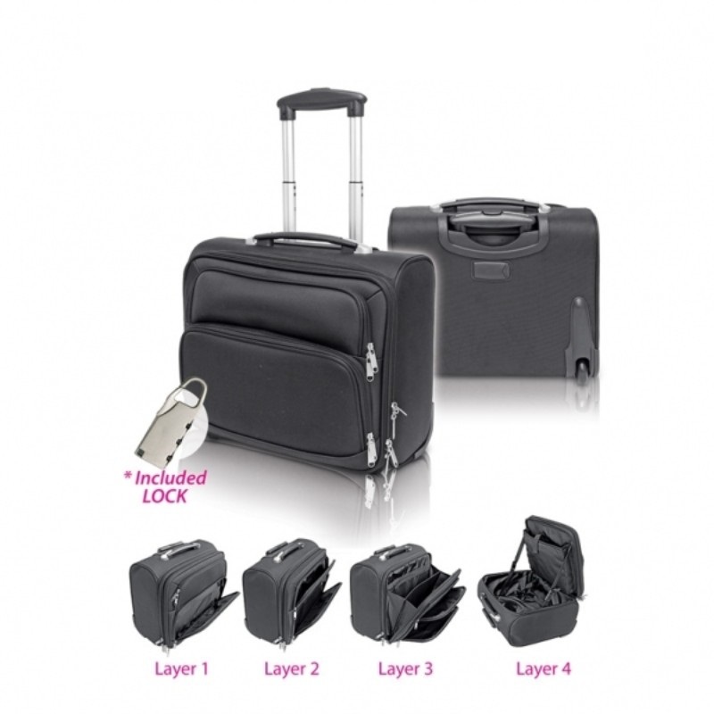4 Layers Cabin Luggage | Custom Corporate Gifts | ABC Ideal Partners