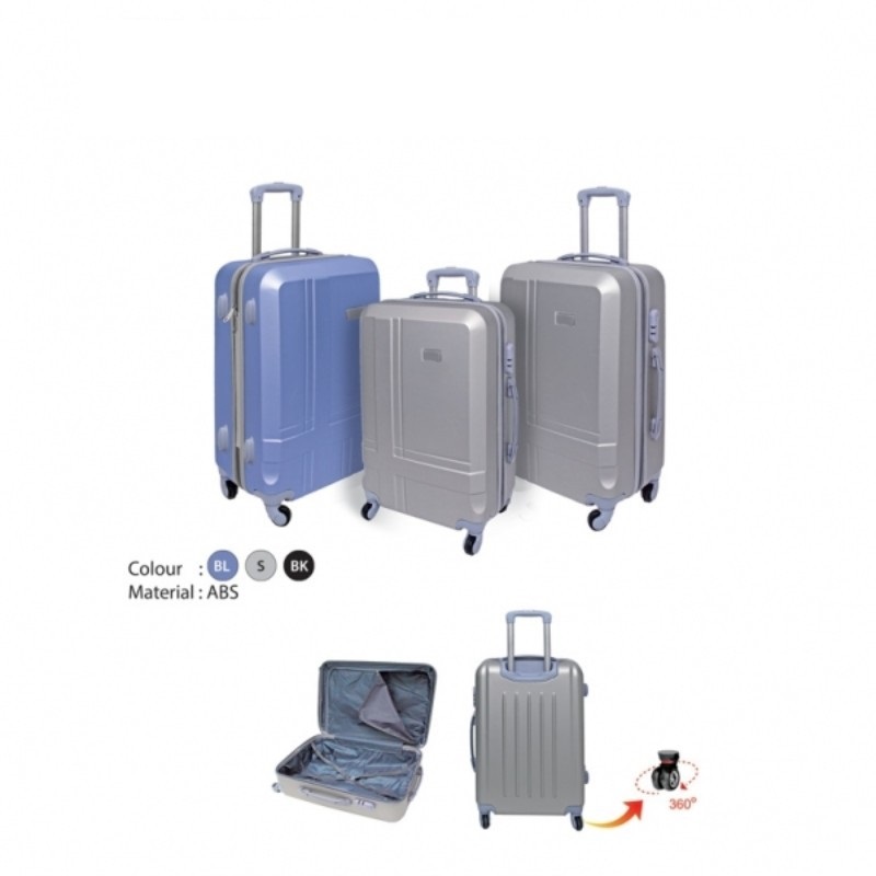 ABS Plastic Trolley Luggage comes with 360° wheel ABC Ideal Partners