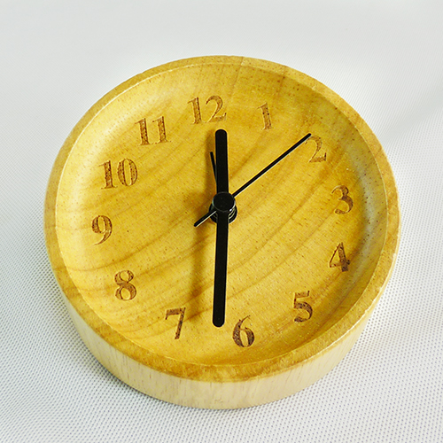 Round Wooden Clock ABC Ideal Partners Sdn Bhd