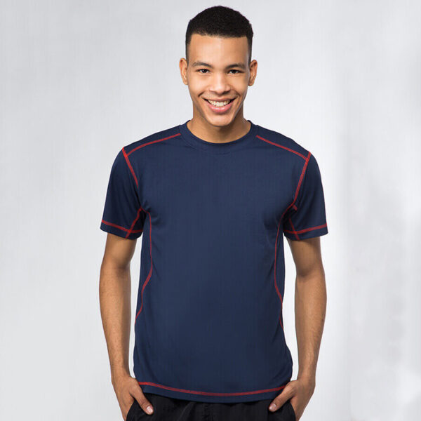Dark Blue Custom Made Velocity T Shirt in Malaysia