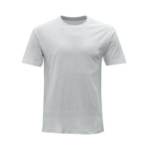 White Custom Made Microfiber Plain Round Neck T Shirt in Malaysia