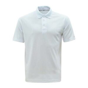 White Custom Made Microfiber Polo Dry Fit T Shirt in Malaysia