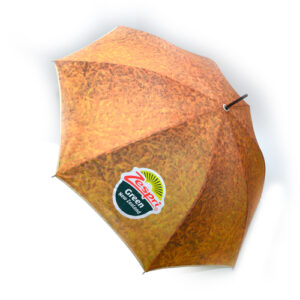top view of Kiwi design Auto Open Custom Made Umbrella in Malaysia