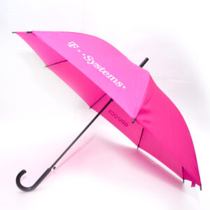T System Pink Auto Open Custom Made Umbrella in Malaysia