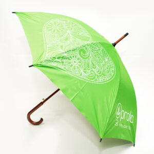 Auto Open Wooden Frame with J Handle Custom Made Umbrella in Malaysia