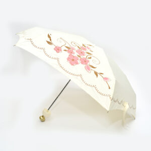 Different angle of Manual Open Perfume Bottle Shape Custom Made Umbrella in Malaysia