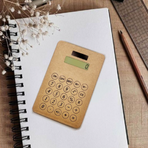 Wooden calculator by our FSG printing service